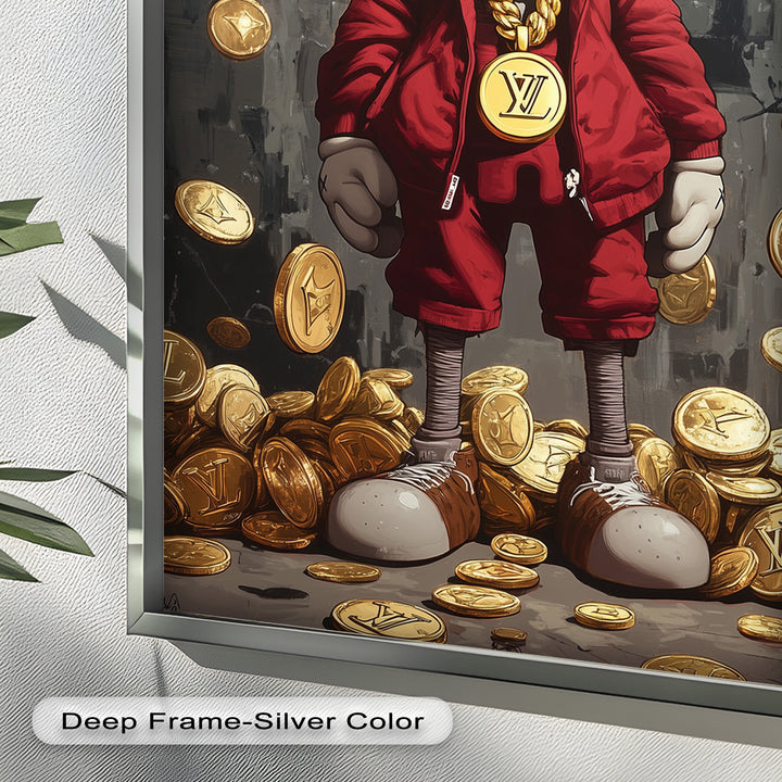 Luxury Drop – KAWS Companion Oil Painting