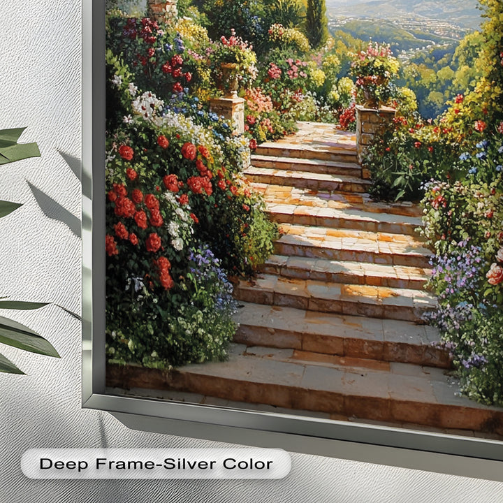 Garden of Eternal Bloom – Renaissance Oil Painting