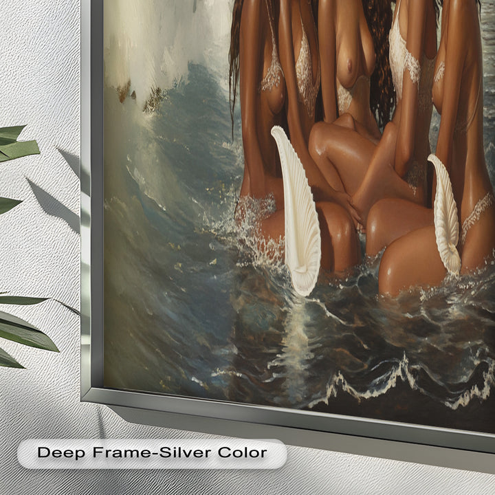 Daughters of the Tide – Mythical Sirens in a Renaissance Oil Painting