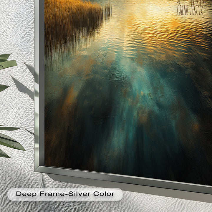 Psalm 103:12 – Divine Forgiveness Bible Verse Oil Painting