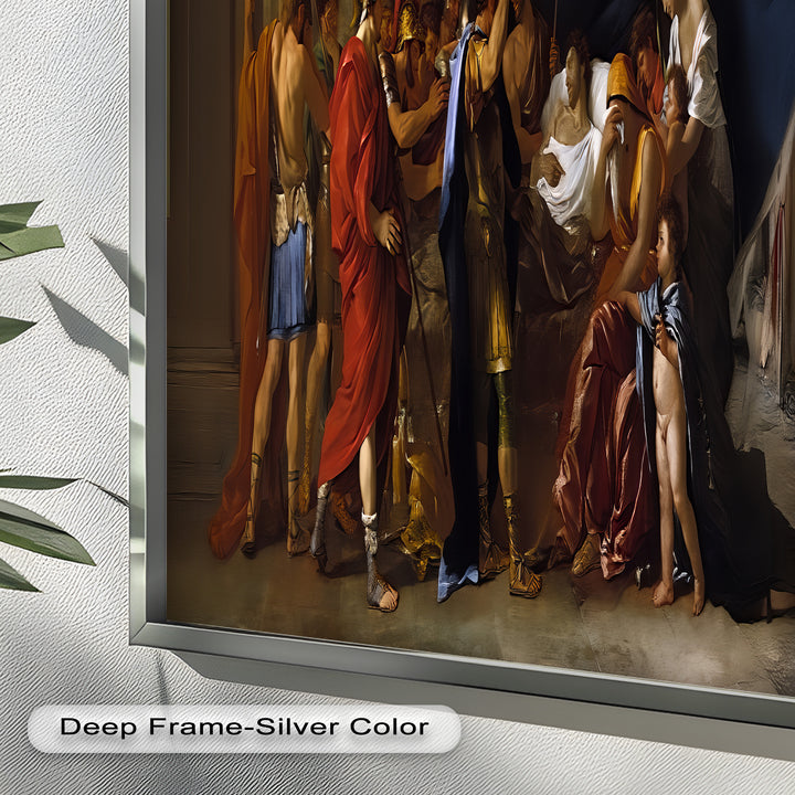 Farewell to the Hero – Classicism Oil Painting