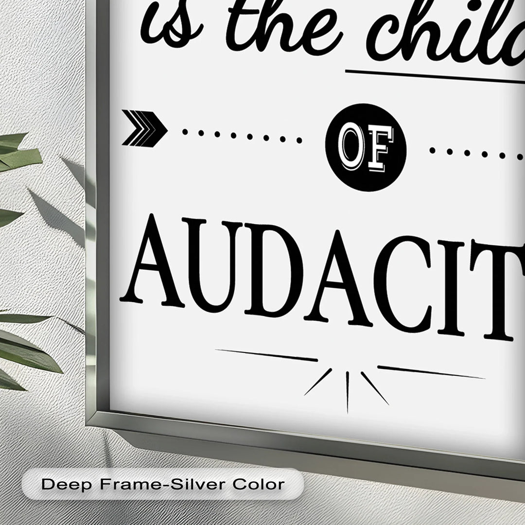 Success Is the Child of Audacity – Modern Oil Painting - MyPhotoStation