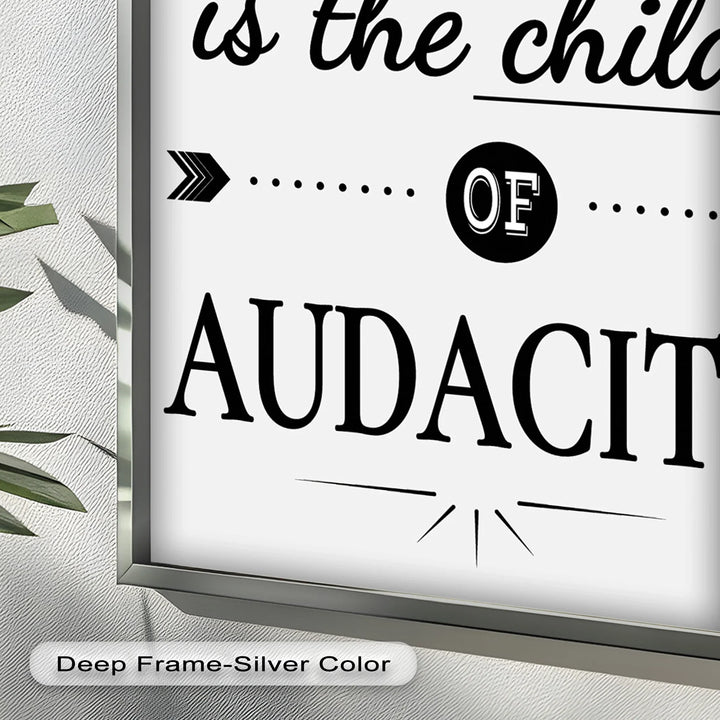 Success Is the Child of Audacity – Modern Oil Painting - MyPhotoStation