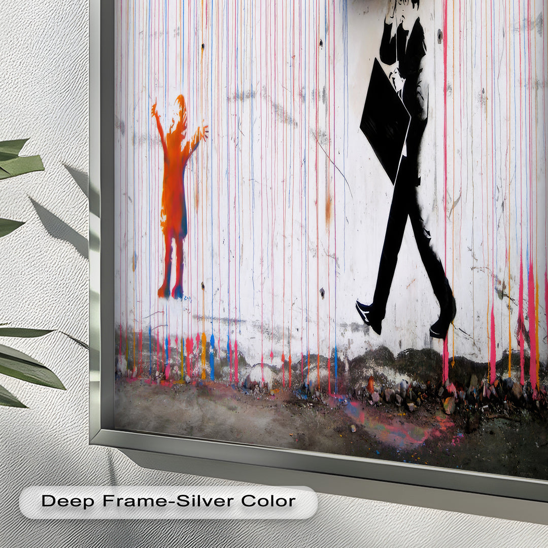 Colorfall Dissonance – Banksy Oil Painting