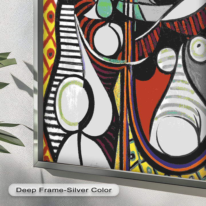 Reflected Identity – Mirror Portrait Picasso Oil Painting