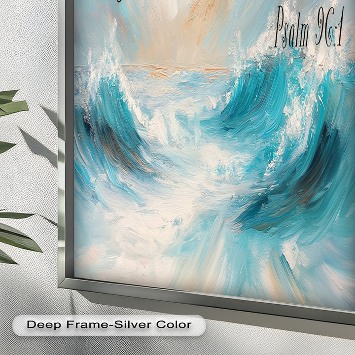 Psalm 96:1 – Worship & Praise Bible Verse Oil Painting