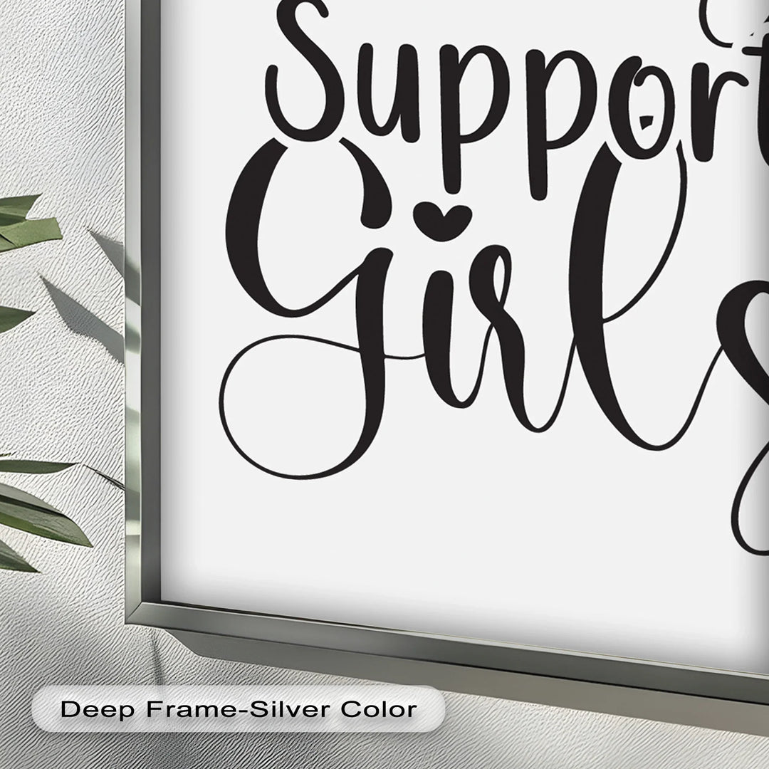 Girls Support Girls – Oil Painting - MyPhotoStation