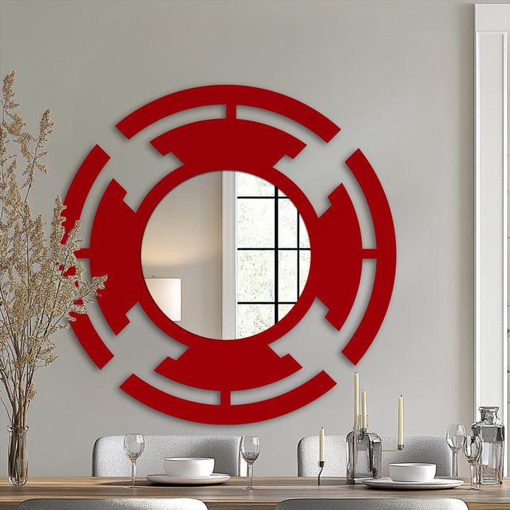 modern industrial floor mirror