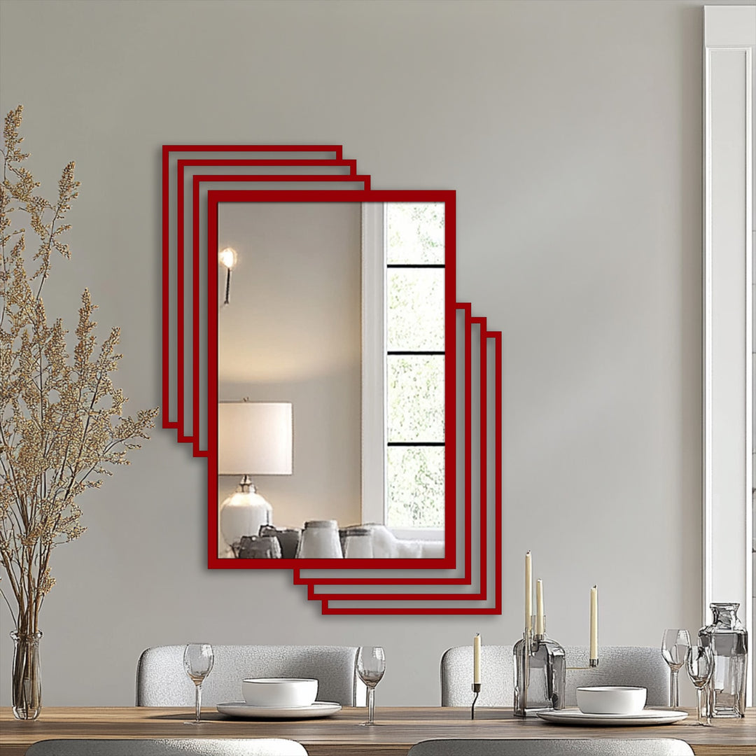 minimalist metal floor mirror