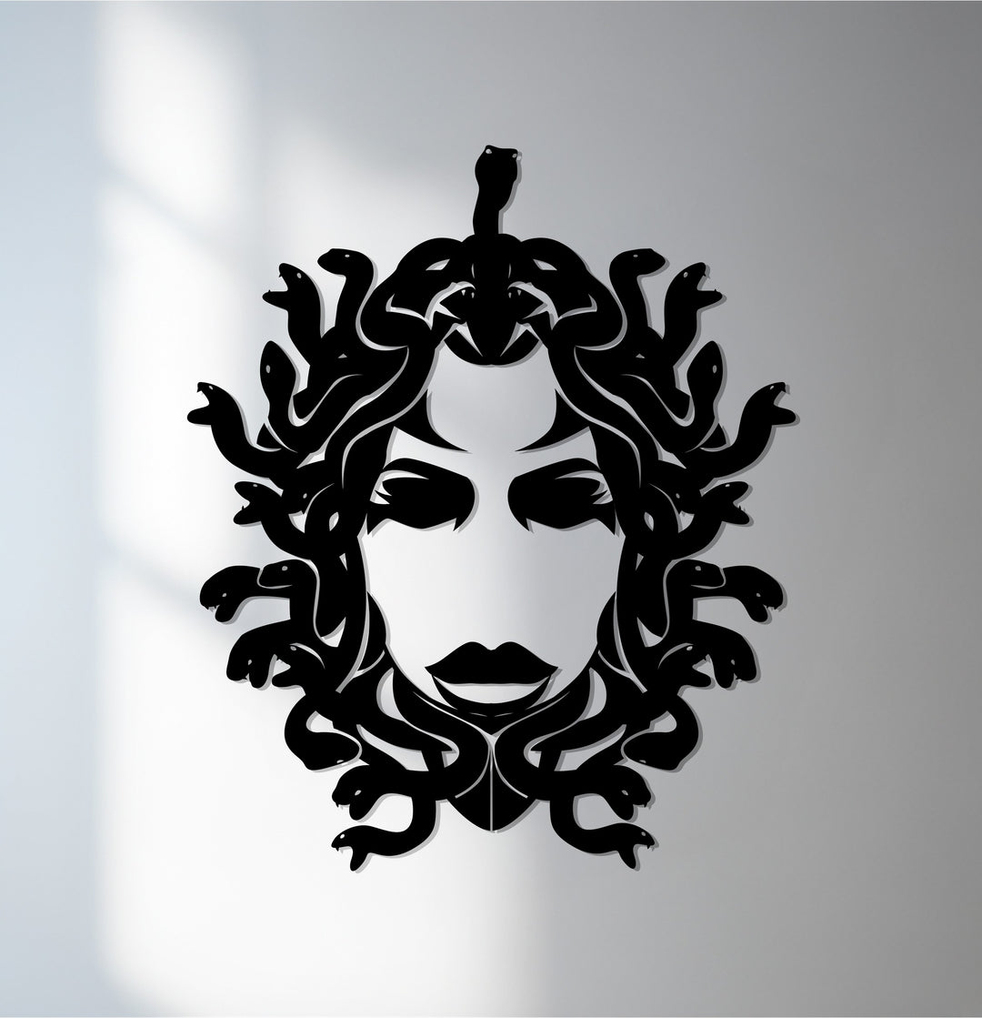Medusa metal wall art décor