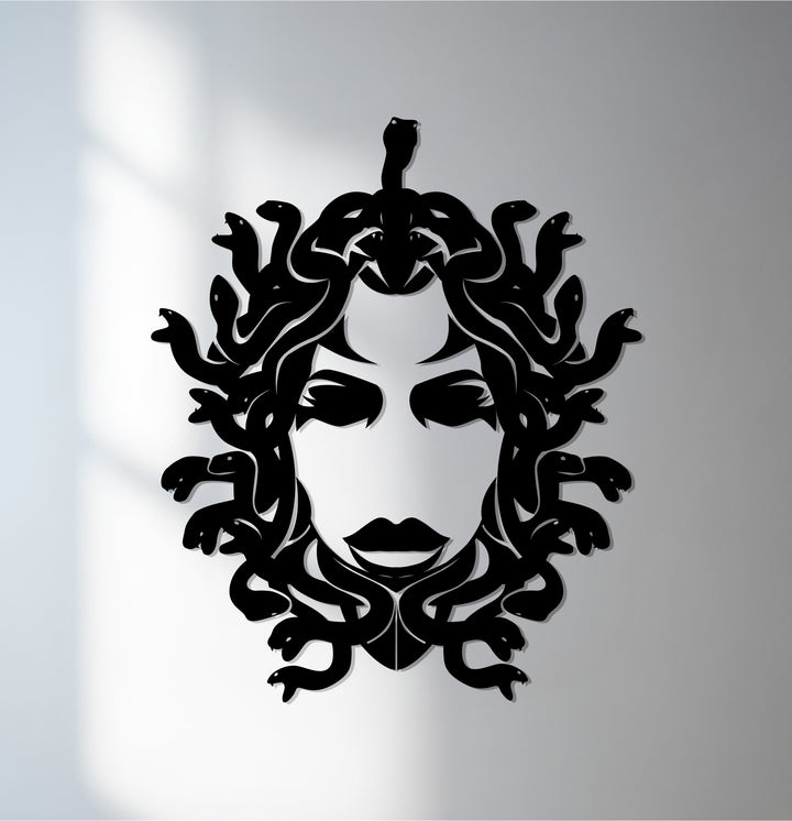 Medusa metal wall art décor