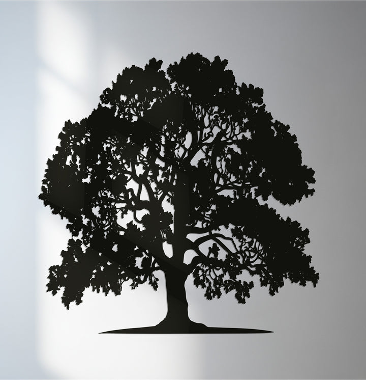 Tree of Life metal wall art oak design