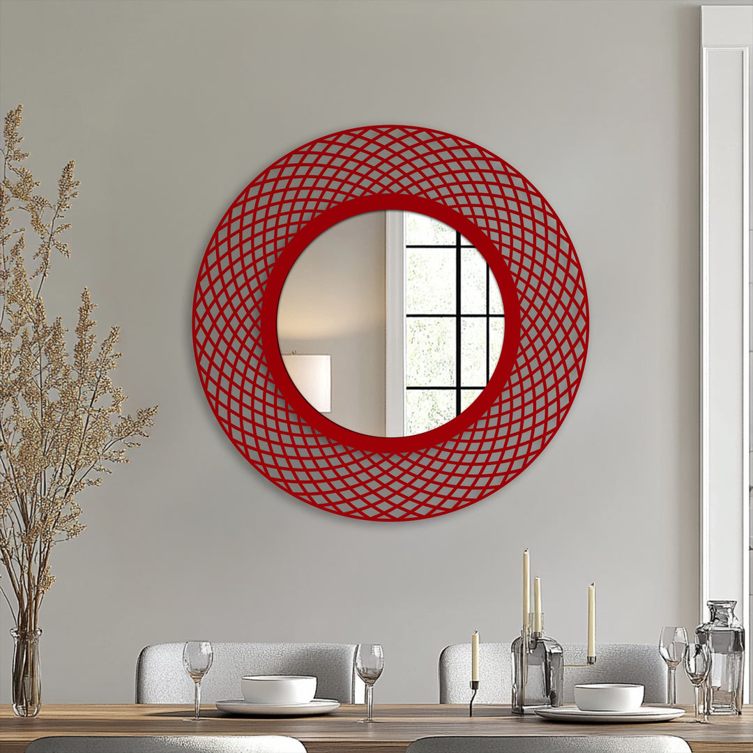 Contemporary hallway mirror wall decor