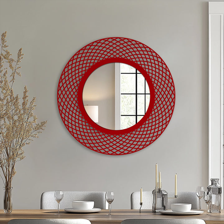 Contemporary hallway mirror wall decor