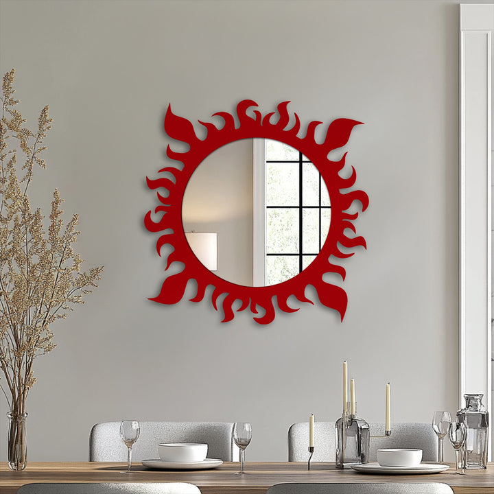 Contemporary hallway mirror wall decor