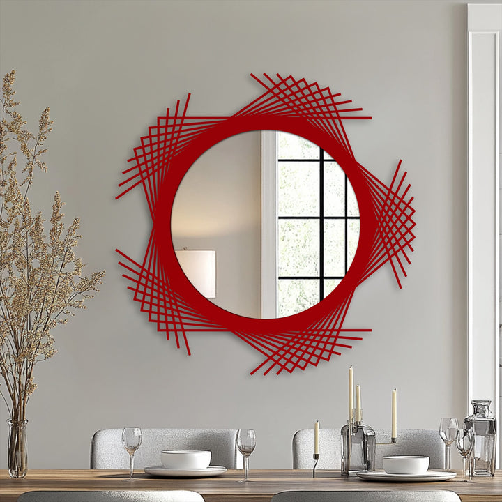 Contemporary hallway mirror wall decor