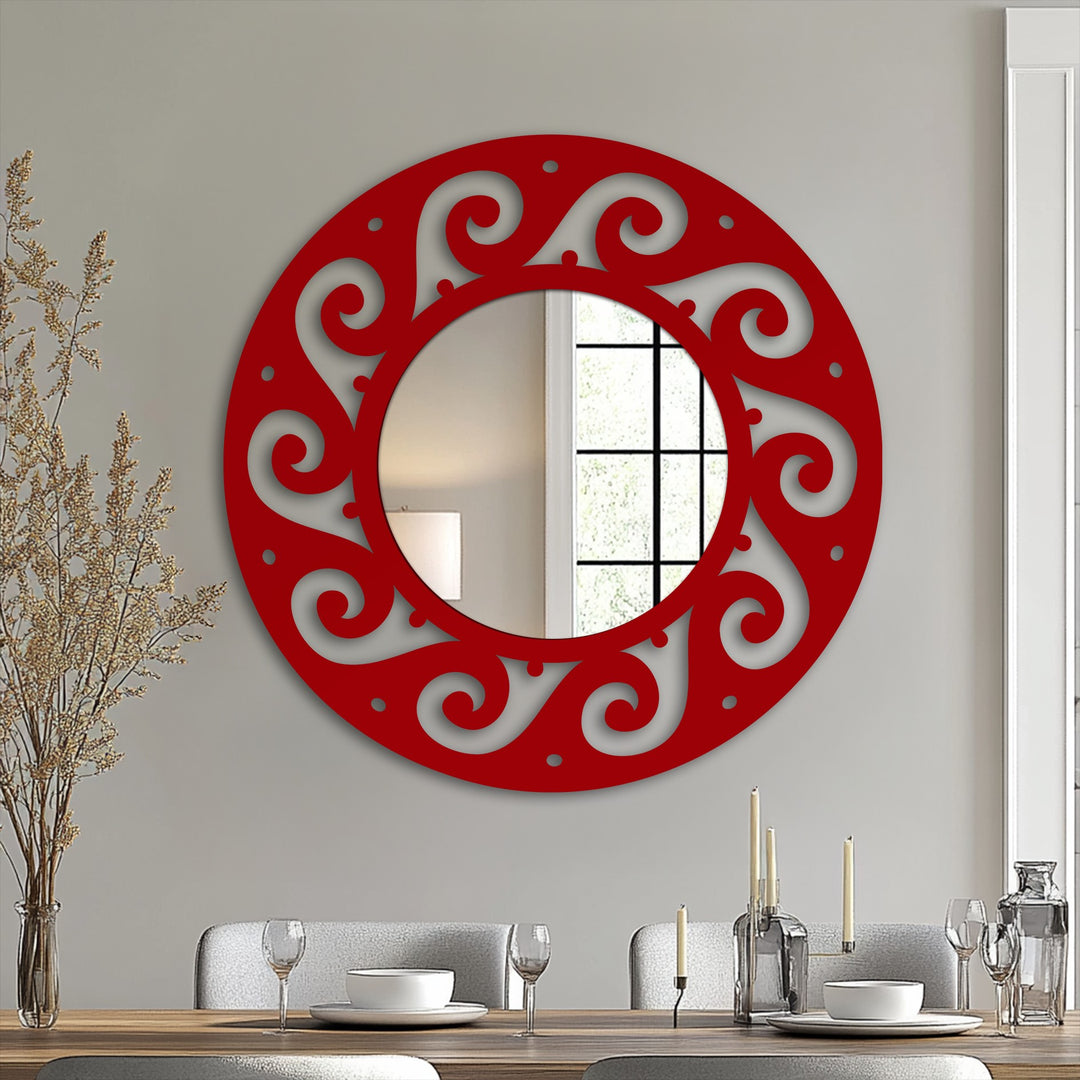 Contemporary hallway mirror wall decor