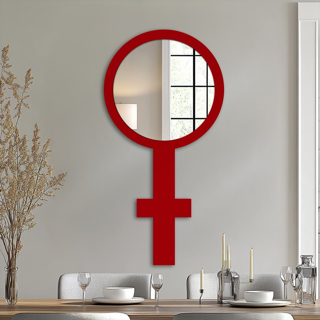 Symbolic Floor Mirror – Black Frame