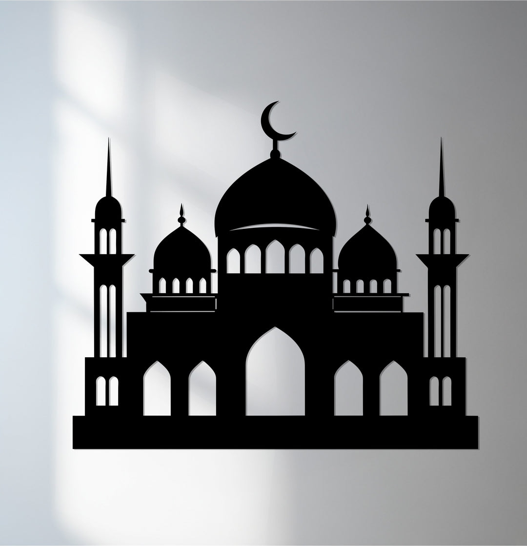 Grand mosque metal wall art Islamic decor