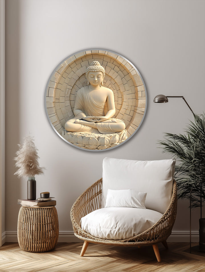 peaceful circular artwork