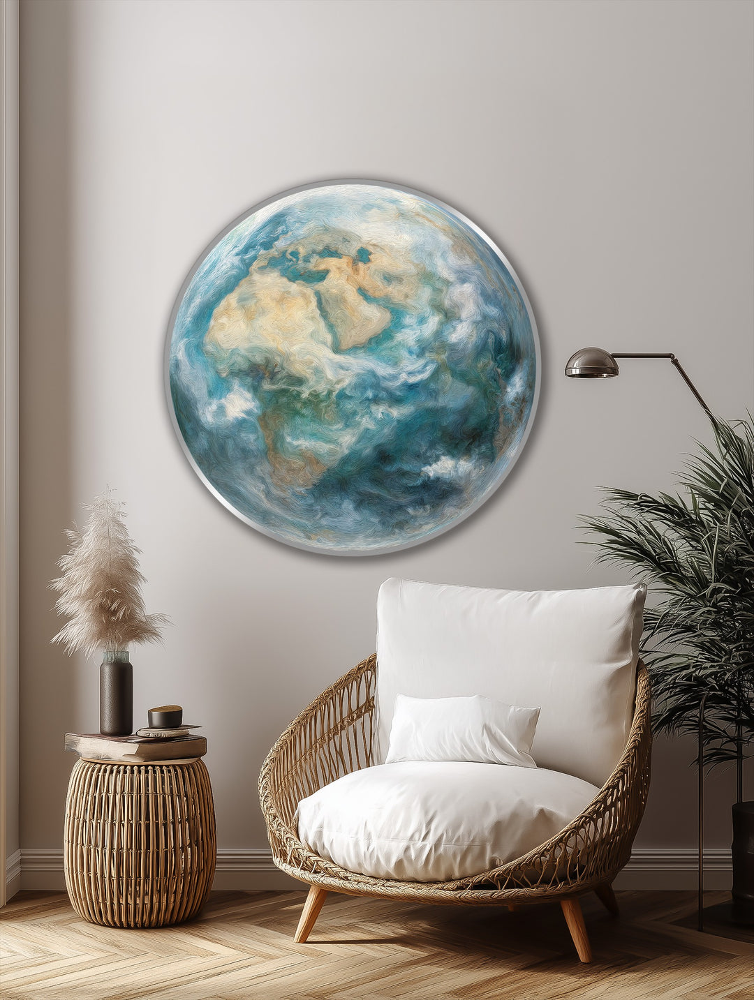 abstract earth surface painting