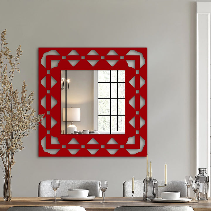 Statement decorative wall mirror