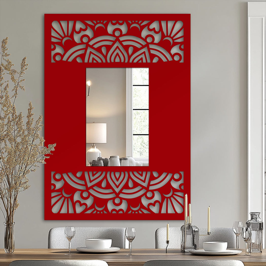 modern mandala mirror