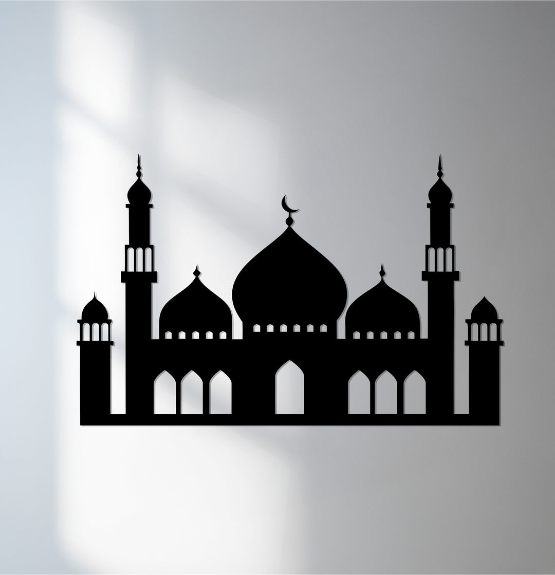 Grand mosque metal wall art