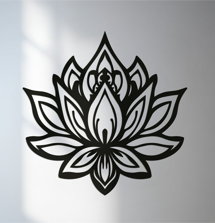 Lotus flower metal wall art décor