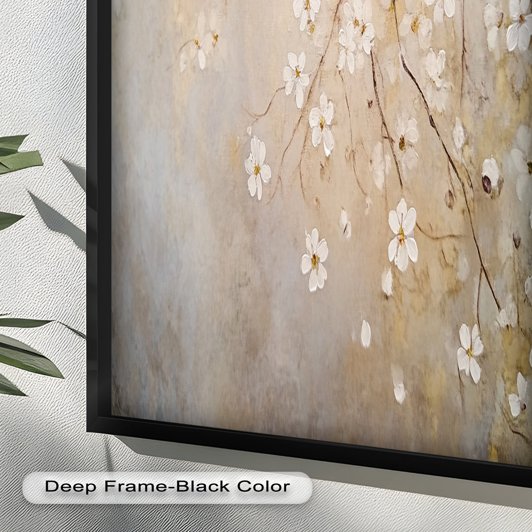 Delicate Blossom Branch – Floral Oil Paintings