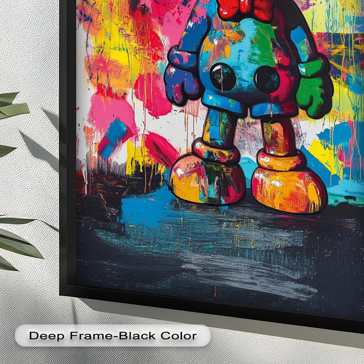 Color Riot Companion – KAWS Oil Painting