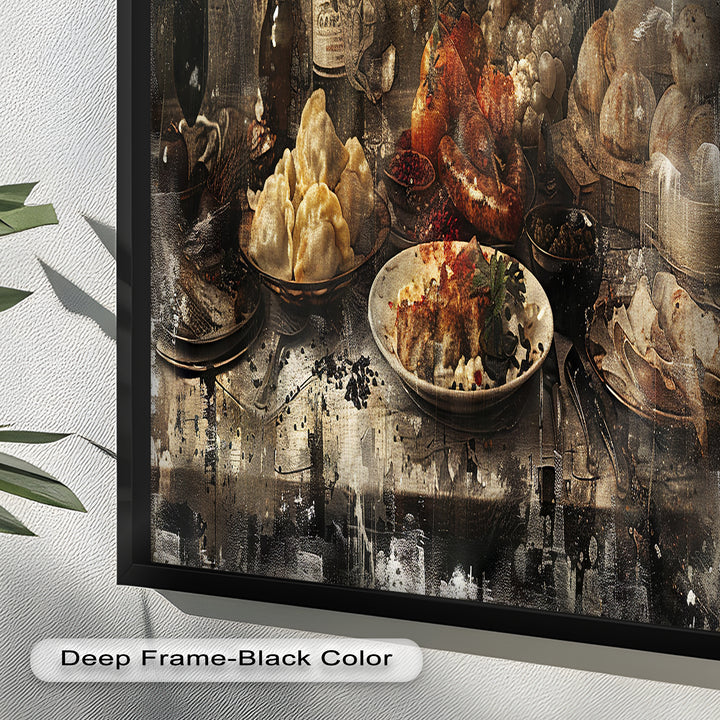 Rustic Feast – Vintage Culinary Still Life Food Painting