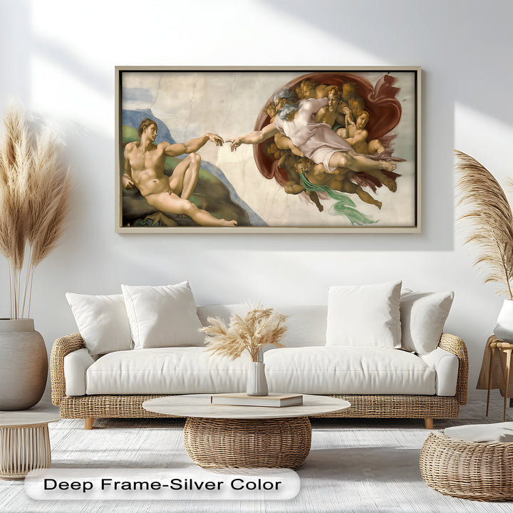 The Creation of Adam - Classicism Oil Painting
