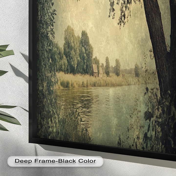 Riverbank Landscape – Countryside Oil Paintings