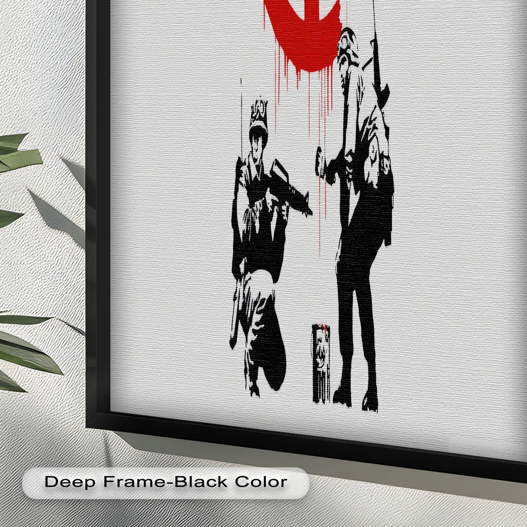 Peace Spray – Banksy Oil Painting
