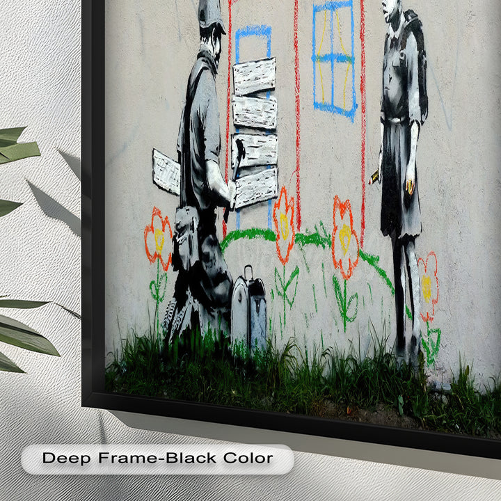 Boarded Dreams – Banksy Oil Painting