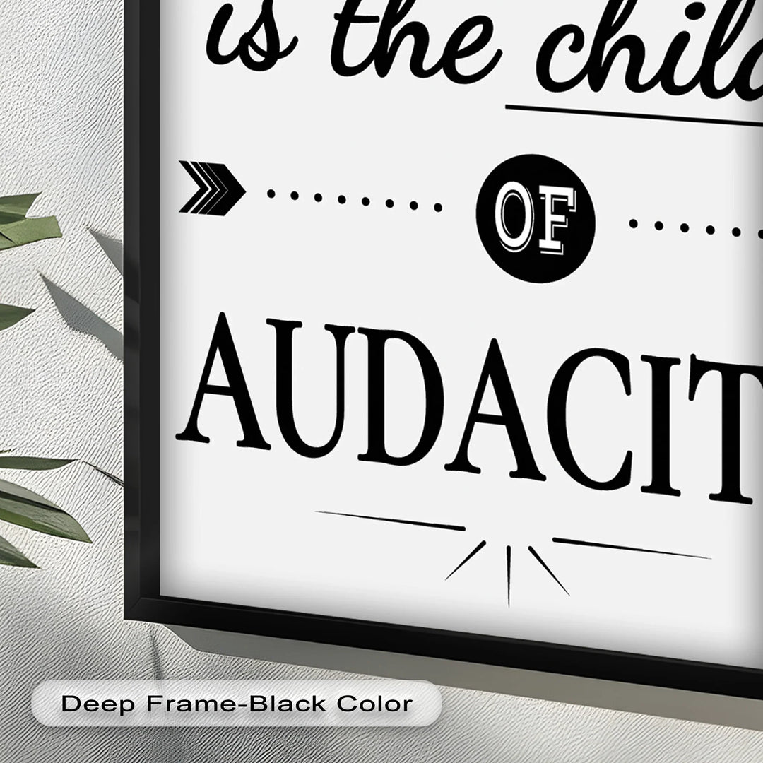 Success Is the Child of Audacity – Modern Oil Painting - MyPhotoStation