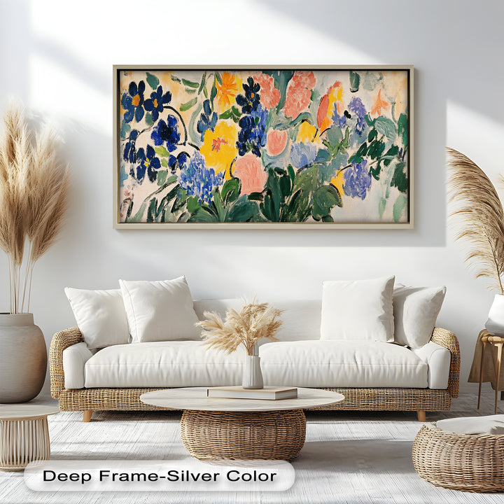 Fauvist Floral Explosion – Colorful Expressionist Oil Painting
