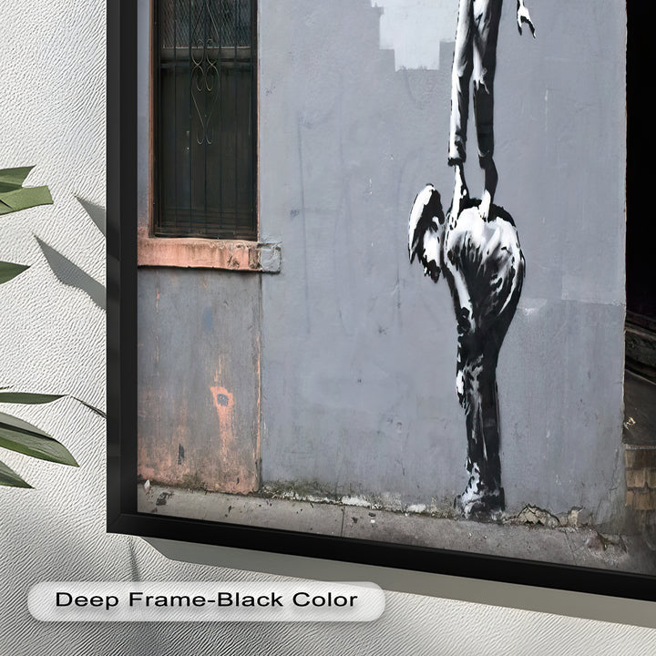 Climb for Expression – Banksy Oil Painting