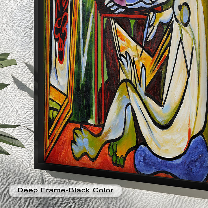 Artist and the Dream – Abstract Interior Scene Picasso Oil Painting