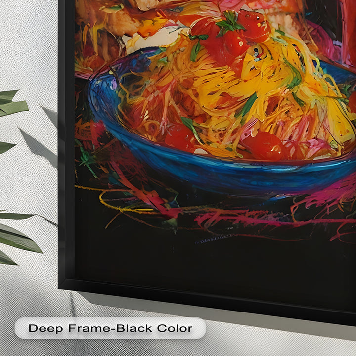 Gourmet-Sandwich und Pasta-Explosion - Food Painting