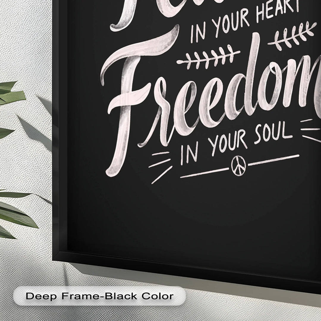 Peace and Freedom Wall Art – Oil Painting - MyPhotoStation
