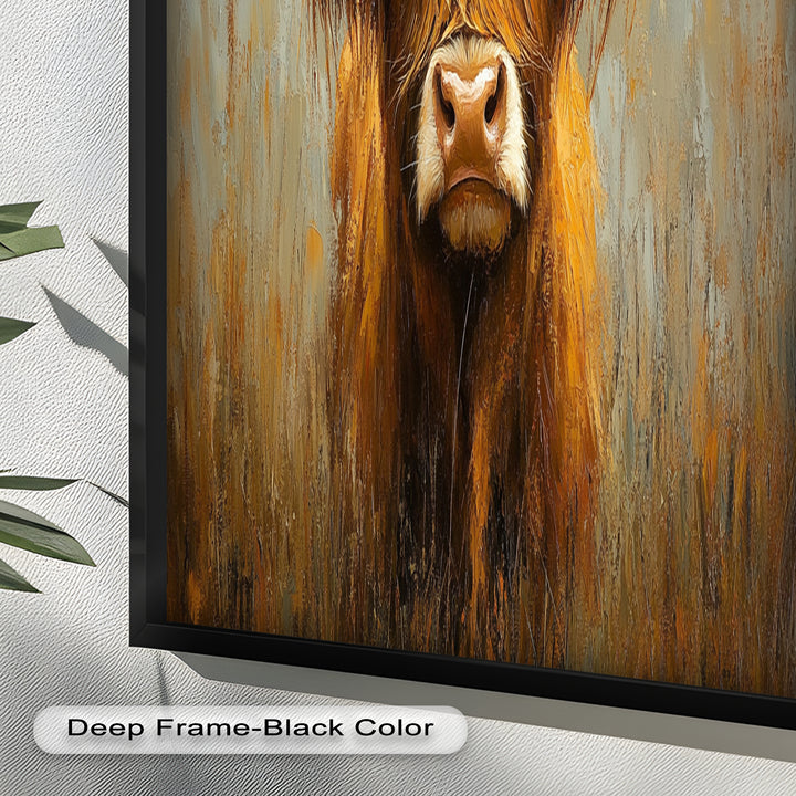 Highland Cow – Animal Oil Painting