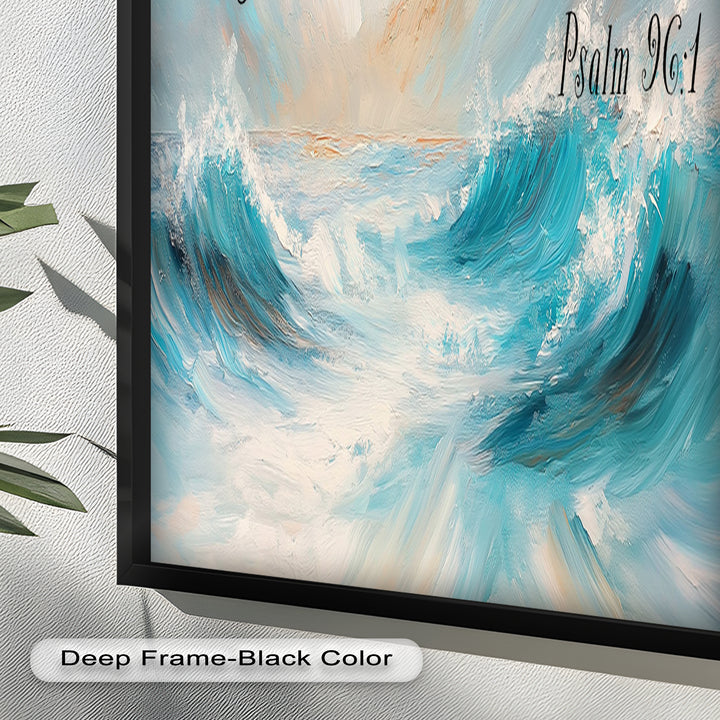 Psalm 96:1 – Worship & Praise Bible Verse Oil Painting