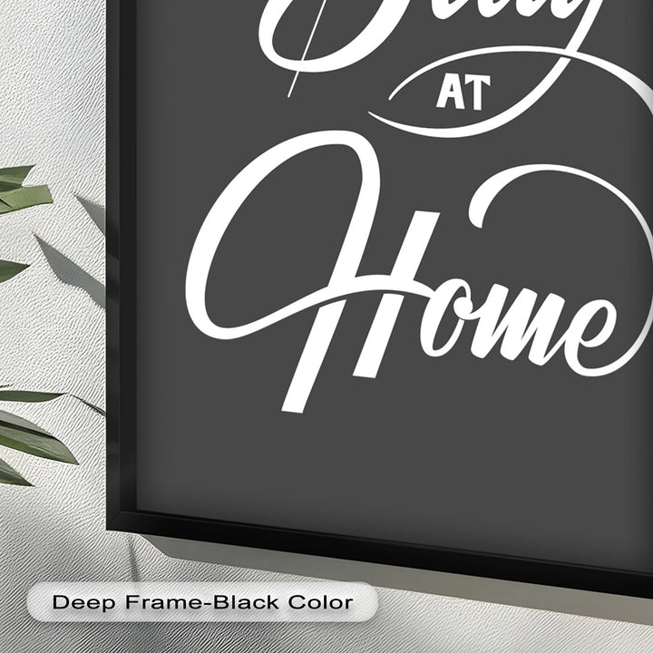 Stay at Home – Modern Oil Painting - MyPhotoStation