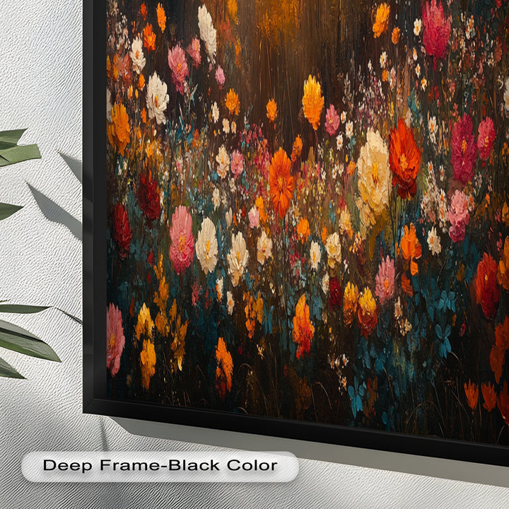 Autumn Floral Meadow – Colorful Nature Oil Paintings