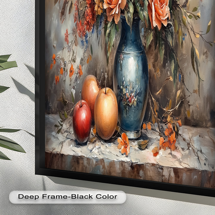 Vintage Floral Harmony – Still Life Oil Painting