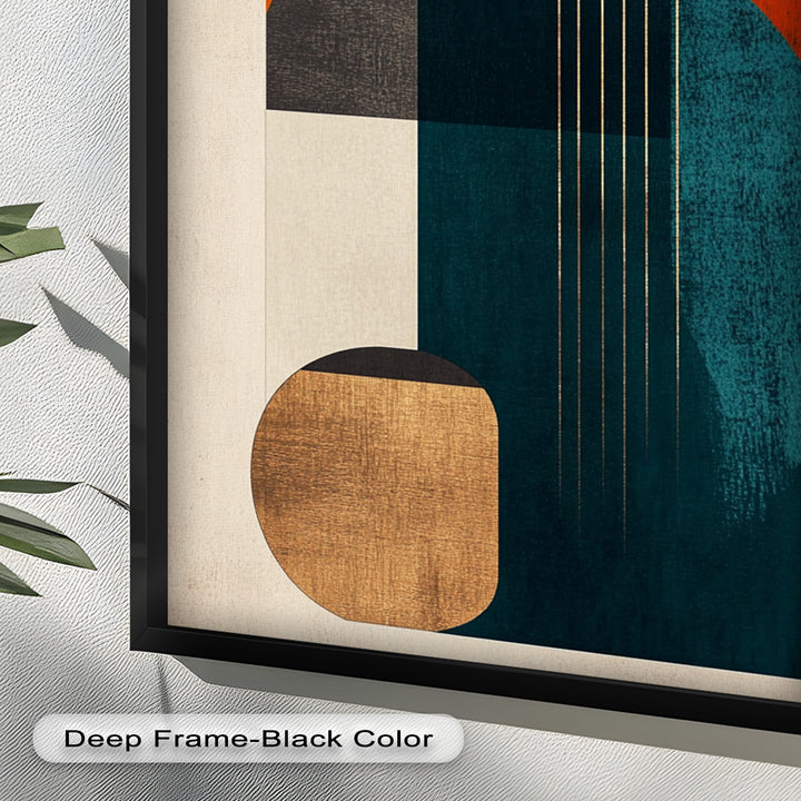 Modern Resonance – Abstract Geometric Oil Painting