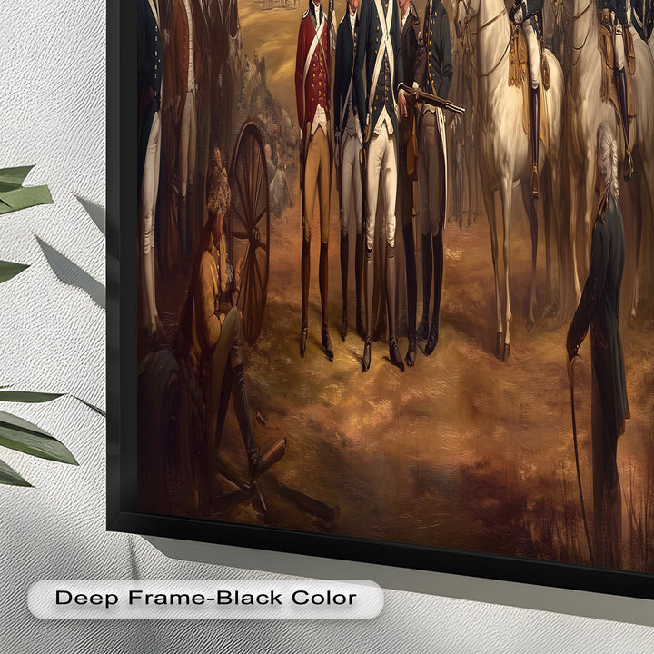Command and Honor – Revolutionary Army Oil Painting