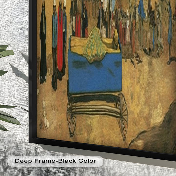 The Funeral Procession – Symbolic Historic Oil Painting